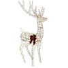 vidaXL Renne de No&euml;l 3D LOVIISA 560 LED Blanc chaud 96 x 40 x 180 cm