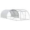 vidaXL Poulailler Argent&eacute; 400 x 150 x 100 cm Acier galvanis&eacute;