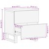 vidaXL Cabinet de chevet