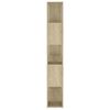 vidaXL Bibliothèque/Séparateur de pièce Chêne sonoma Bois d'ingénierie