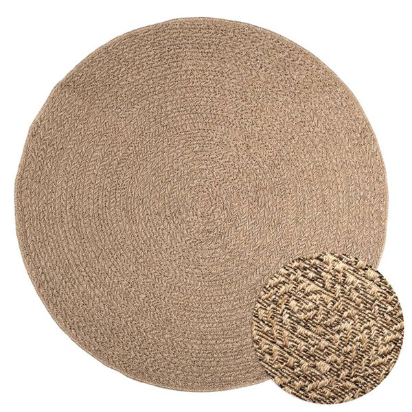 vidaXL Tapis 160 cm aspect jute intérieur et extérieur