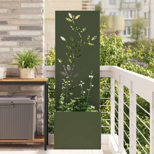 vidaXL &Eacute;cran de confidentialit&eacute; de jardin Vert olive 50 x 150 cm