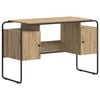vidaXL Bureau avec rangement Ch&ecirc;ne artisanal 120 x 50,5 x 75,5 cm