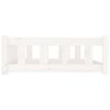 vidaXL Lit pour chien blanc 105,5x75,5x28 cm bois de pin solide