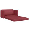 vidaXL Canap&eacute;-Lit 110cm Bordeaux Simili cuir