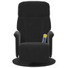 vidaXL Fauteuil de massage inclinable Noir 91 x 71 x 105 cm Velours