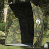 vidaXL Tente de pêche camouflage imperméable