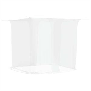 vidaXL Moustiquaire suspendue 156 maille blanc 220x180x180 cm