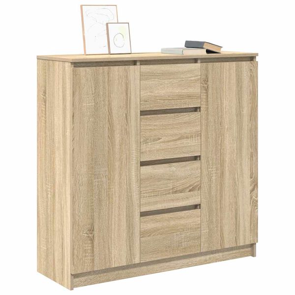 vidaXL Buffet et tiroirs ch&ecirc;ne sonoma 100,5x35x98,5 cm bois ing&eacute;nierie