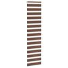 vidaXL Store z&egrave;bre marron 65x200 cm largeur du tissu 60,9 cm polyester