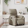vidaXL Fauteuil inclinable &eacute;lectrique Cappuccino Similicuir
