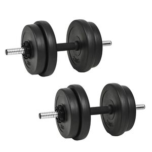 vidaXL Ensemble d'halt&egrave;res 14 pcs 20 kg