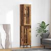 vidaXL Haut Armoire Bois Ancien 34,5 x 34 x 180 cm Bois d'ing&eacute;nierie