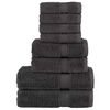 vidaXL Ensemble de serviettes de qualit&eacute; sup&eacute;rieure SOLUND 8 pcs