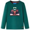 vidaXL T-shirt enfant &agrave; manches longues vert 128