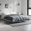 vidaXL Cadre de lit sans matelas gris béton 140x190 cm