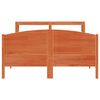 vidaXL Cadre de lit sans matelas cire marron 120x200cm bois pin massif