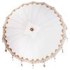 vidaXL Parasol balinais Crème 185 x 185 x 260 cm