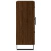 vidaXL Buffet ch&ecirc;ne marron 69,5x34x90 cm bois d'ing&eacute;nierie