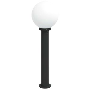 vidaXL Borne lumineuse 80 cm noire IP44