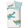 Good Morning Housse de couette enfant CROCODILE 135x200 cm Multicolore