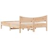 vidaXL Cadre de lit sans matelas 120x190 cm bois de pin massif