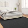 vidaXL Tapis en Fourrure Synth&eacute;tique de Lapin Olite Noir 240 x 240 cm