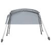 Intex Auvent de bateau gris 160x142 cm tissu oxford
