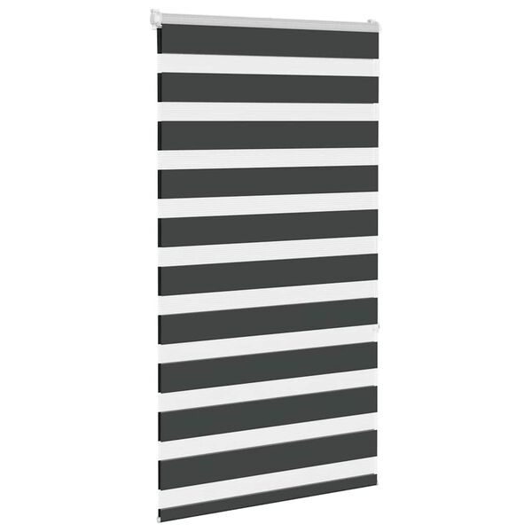 vidaXL Store z&egrave;bre noir 75x150 cm largeur du tissu 70,9 cm polyester