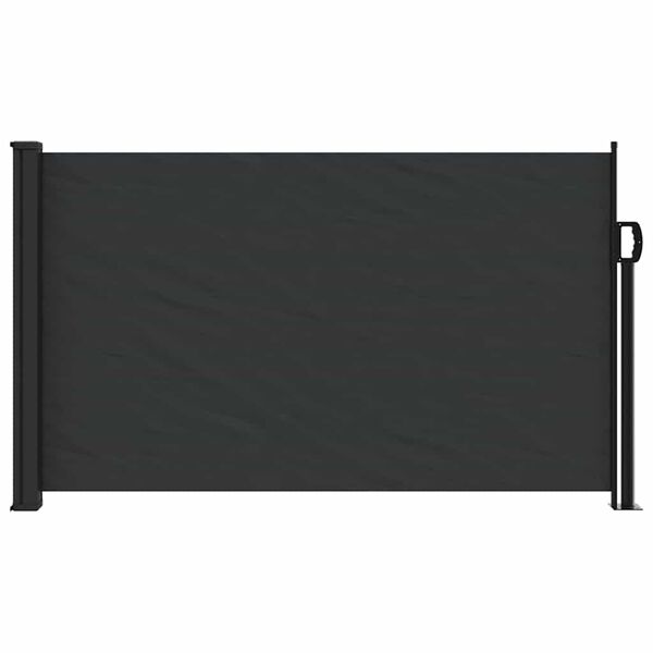 vidaXL Auvent lat&eacute;ral r&eacute;tractable noir 120x500 cm