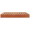 vidaXL Cadre de lit sans matelas cire marron 160x200cm bois pin massif