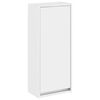 vidaXL Meuble de lavabo mural Blanc 35 x 20 x 81 cm Bois d'ing&eacute;nierie