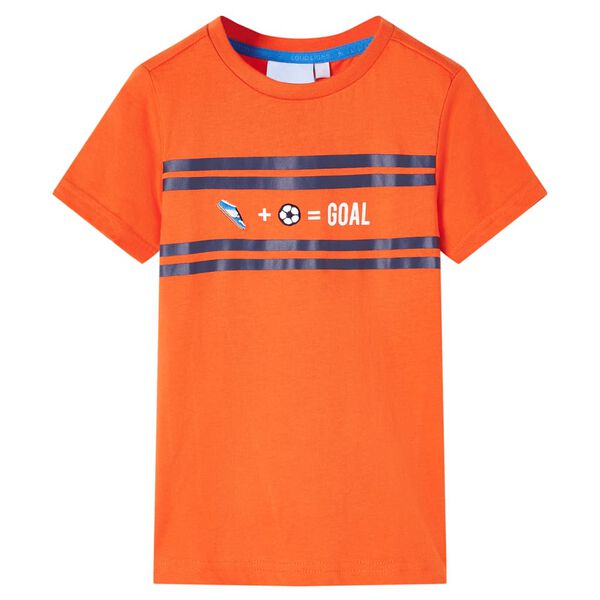 T-shirt pour enfants orange foncé 104