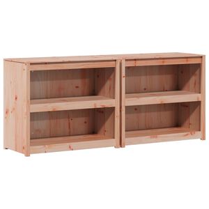 vidaXL Meuble de cuisine d'ext&eacute;rieur MEPPEL 2 pc Douglas Naturel