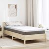vidaXL Surmatelas Blanc 200 x 200 x 7 cm Tissu Jacquard