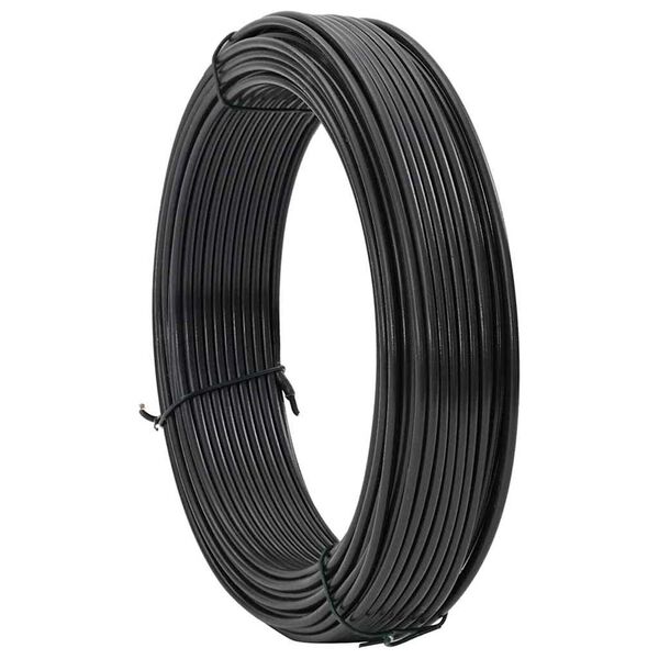 vidaXL Fil de cl&ocirc;ture Anthracite 80 m PVC