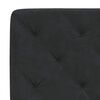 vidaXL Cadre de lit sans matelas noir 80x200 cm velours