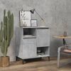 vidaXL Buffet Gris béton 60x35x70 cm Bois d'ingénierie