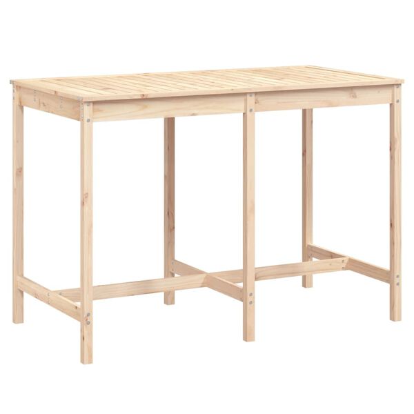 vidaXL Table de jardin 159,5x82,5x110 cm bois massif de pin