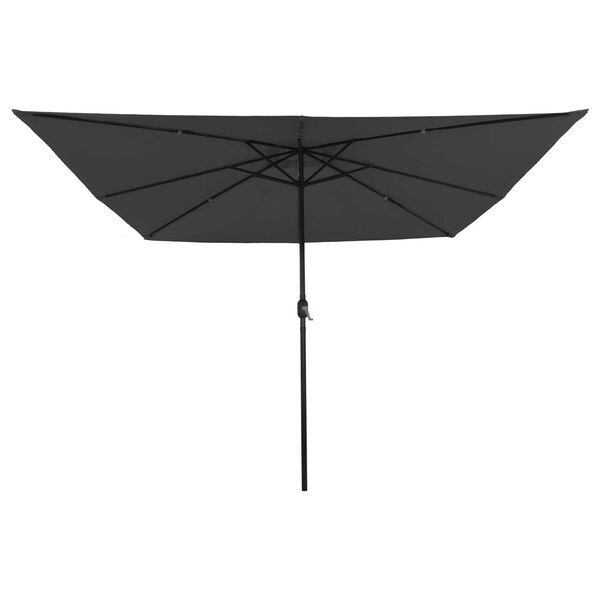 vidaXL Parasol de jardin Anthracite et noir 295 x 295 x 245 cm