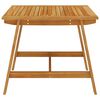 vidaXL Table &agrave; manger de jardin 88x88x74 cm Bois d'acacia massif