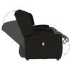 vidaXL Fauteuil de massage inclinable et porte-gobelet 4 places noir