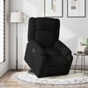 vidaXL Fauteuil inclinable noir tissu