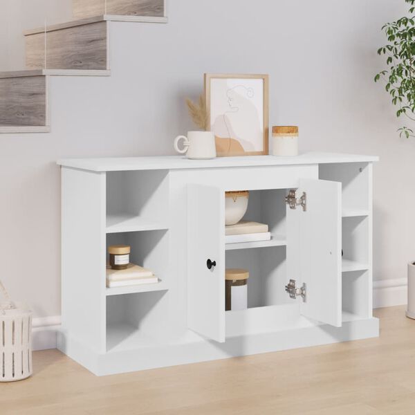 vidaXL Buffet Blanc 100x35,5x60 cm Bois d'ing&eacute;nierie