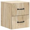 vidaXL Cabinet de chevet mural Ch&ecirc;ne Sonoma 34,5 x 33 x 40 cm