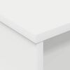 vidaXL Table de chevet 2 pcs Blanc 40 x 31 x 15 cm Bois d'ing&eacute;nierie