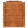 vidaXL Lit surélevé de jardin rouillé 320x40x45 cm acier corten