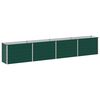 vidaXL Jardin sur&eacute;lev&eacute; Vert 320 x 40 x 55 cm acier lamin&eacute; &agrave; froid