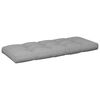 vidaXL Coussins de palette lot de 2 gris tissu