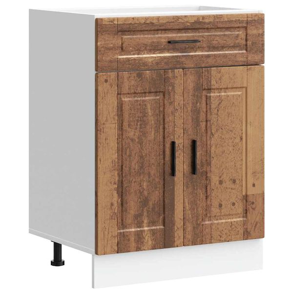 vidaXL Armoire de cuisine Porto vieux bois bois d'ing&eacute;nierie